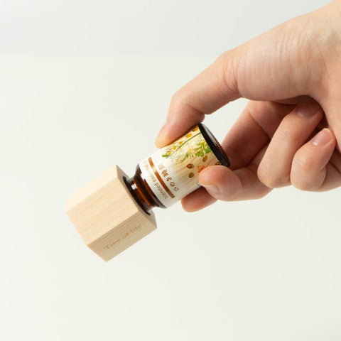 Hinoki(ひのき)アロマキャップ 六角形