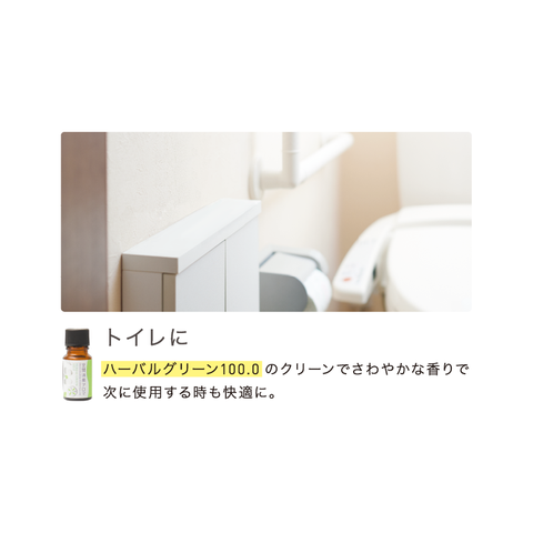 消臭アロマ ハーバルグリーン100.0 10ml